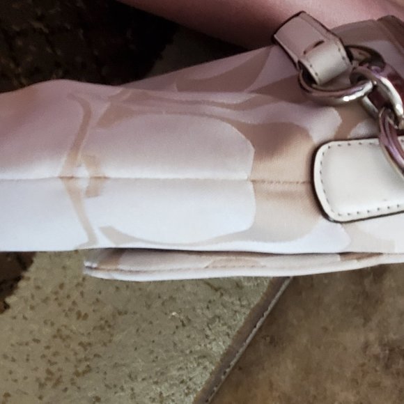 Coach Kristen Khaki 2/way Shoulder Bag Handbag Purse - Picture 5 of 10